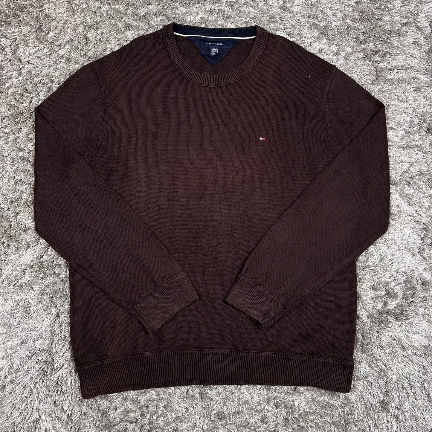 MEN’S TOMMY HILFIGER CREW NECK JUMPER SIZE XXL