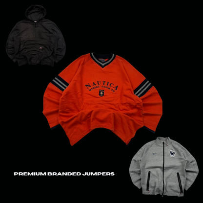 10x Premium Branded Jumpers