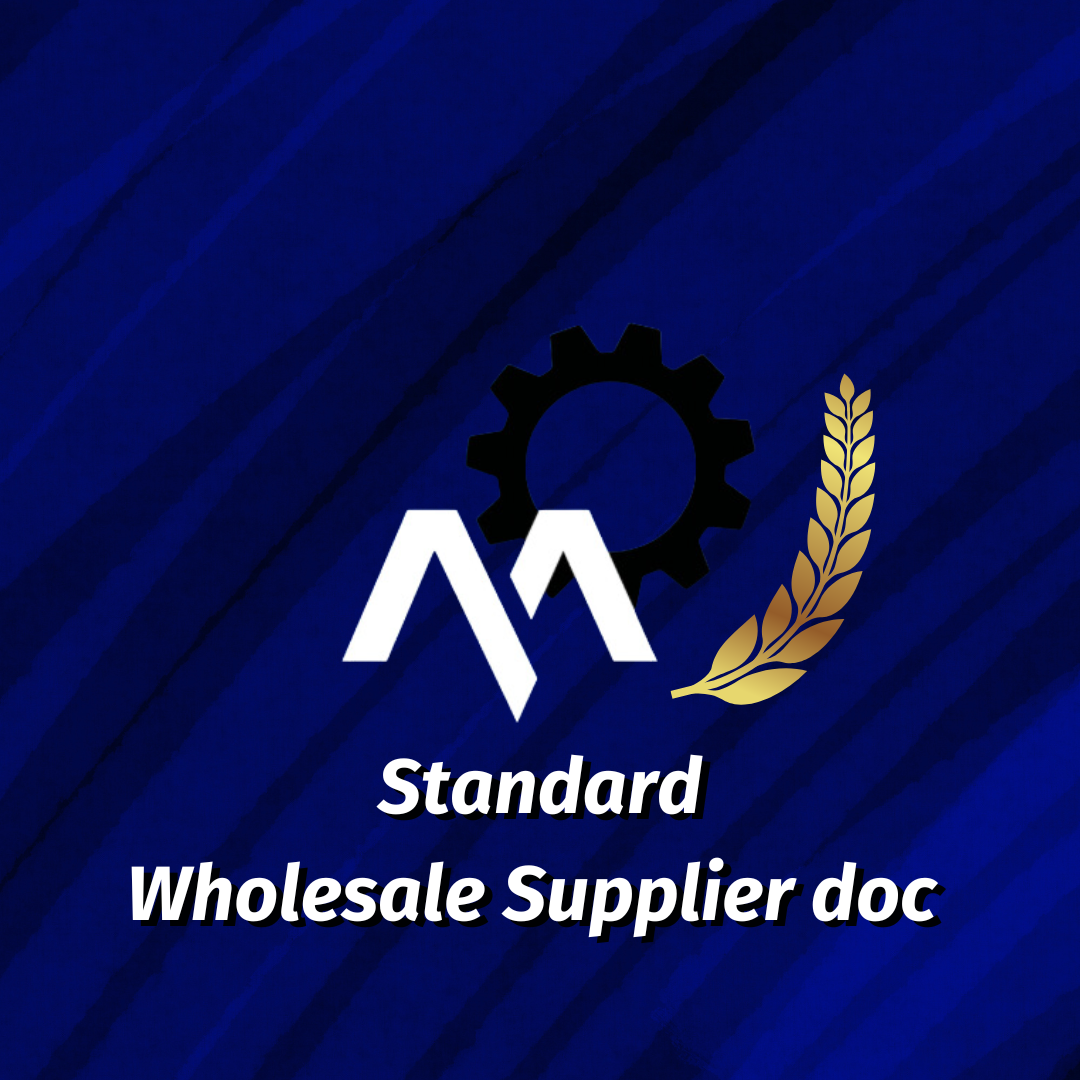 Standard Single Wholesale Supplier Document