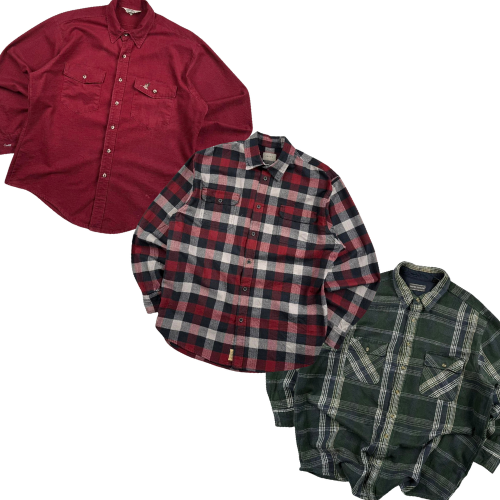 10 pc Heavy Winter Shirts