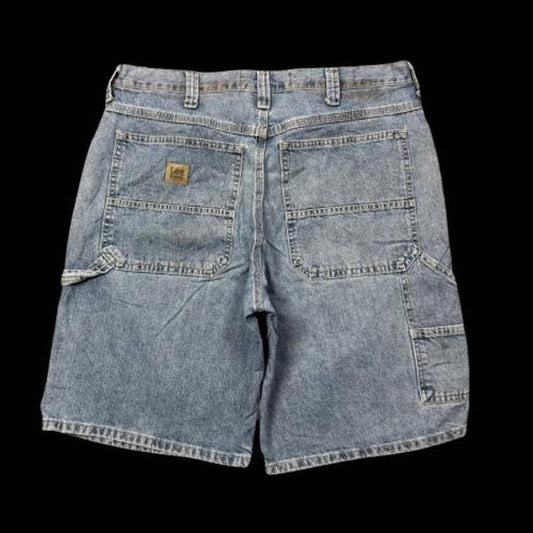 MEN'S LEE BAGGY CARPENTER DENIM SHORTS W36