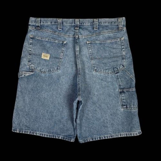 MEN'S WRANGLER BAGGY CARPENTER DENIM SHORTS W38