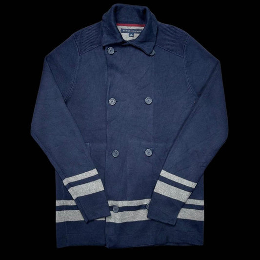 MEN'S VINTAGE TOMMY HILFIGER BUTTON UP JUMPER SIZE S