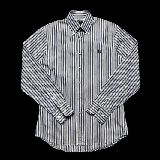 MEN'S FRED PERRY PINSTRIPED SHIRT SIZE S
