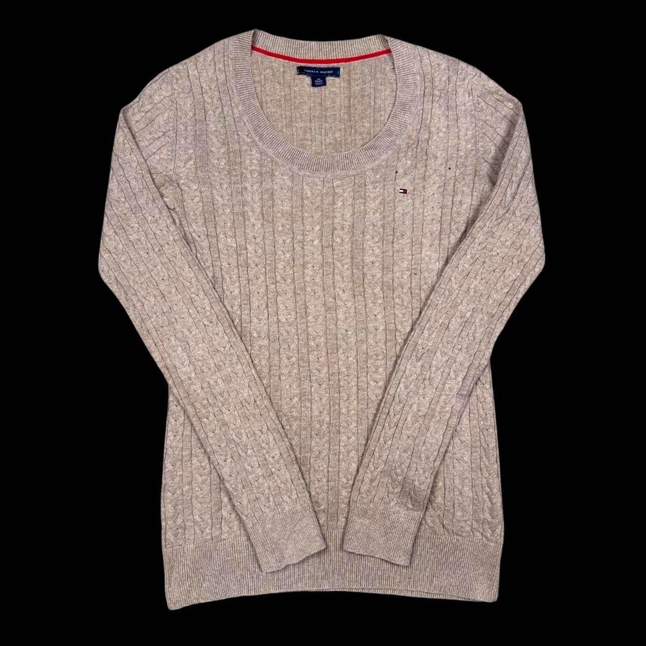 WOMEN'S VINTAGE TOMMY HILFIGER CABLE KNIT JUMPER SIZE XS