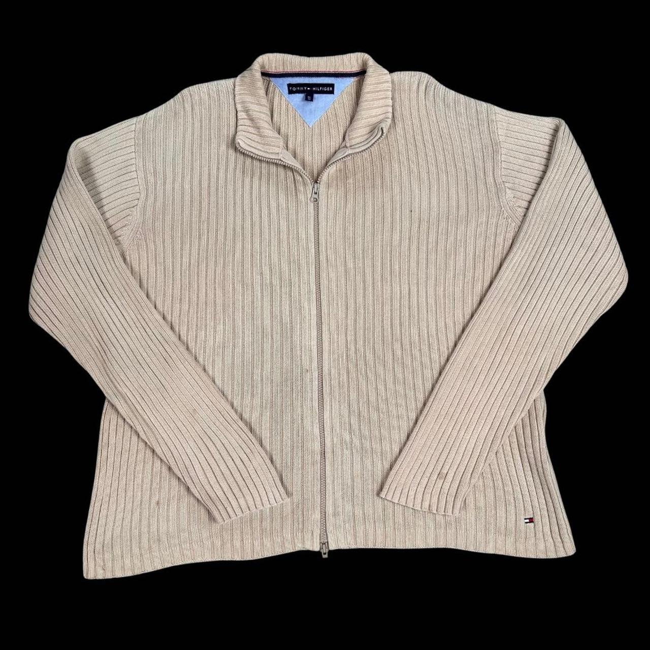 MEN'S VINTAGE TOMMY HILFIGER FULL ZIP JUMPER SIZE XL