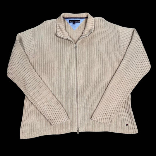 MEN'S VINTAGE TOMMY HILFIGER FULL ZIP JUMPER SIZE XL
