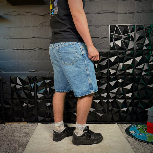 MEN'S WRANGLER BAGGY DENIM SHORTS W36
