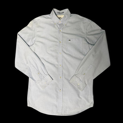 MEN'S VINTAGE LACOSTE BUTTON UP SHIRT SIZE L