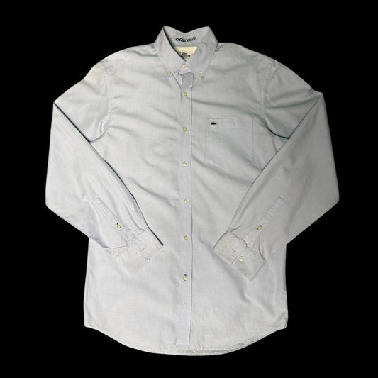 MEN'S VINTAGE LACOSTE BUTTON UP SHIRT SIZE L