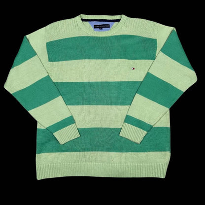 MEN'S VINTAGE TOMMY HILFIGER CREW NECK JUMPER SIZE L