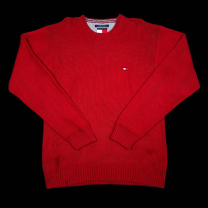 MEN'S VINTAGE TOMMY HILFIGER CREW NECK JUMPER SIZE L