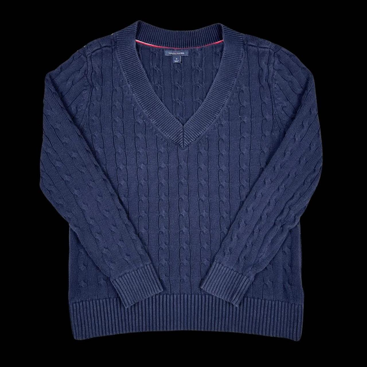 WOMEN'S VINTAGE TOMMY HILFIGER CABLE KNIT JUMPER SIZE M