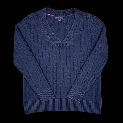 WOMEN'S VINTAGE TOMMY HILFIGER CABLE KNIT JUMPER SIZE M