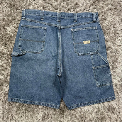 MEN'S WRANGLER BAGGY DENIM SHORTS W38