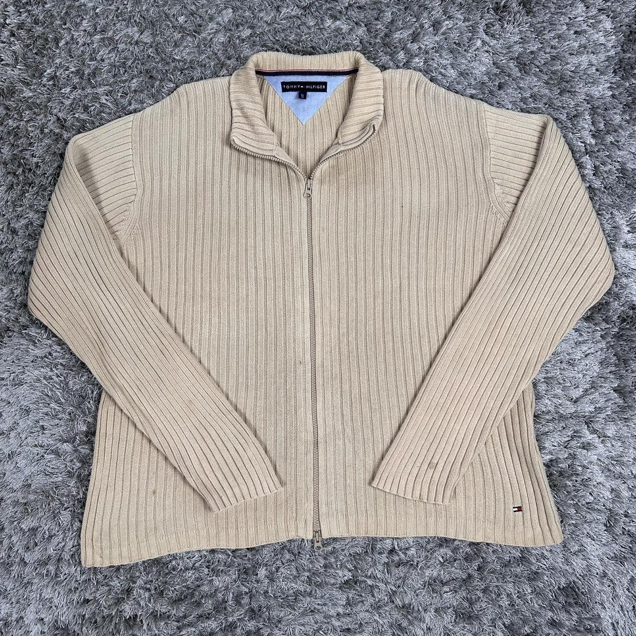 MEN'S VINTAGE TOMMY HILFIGER FULL ZIP JUMPER SIZE XL