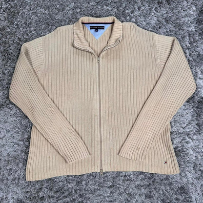 MEN'S VINTAGE TOMMY HILFIGER FULL ZIP JUMPER SIZE XL