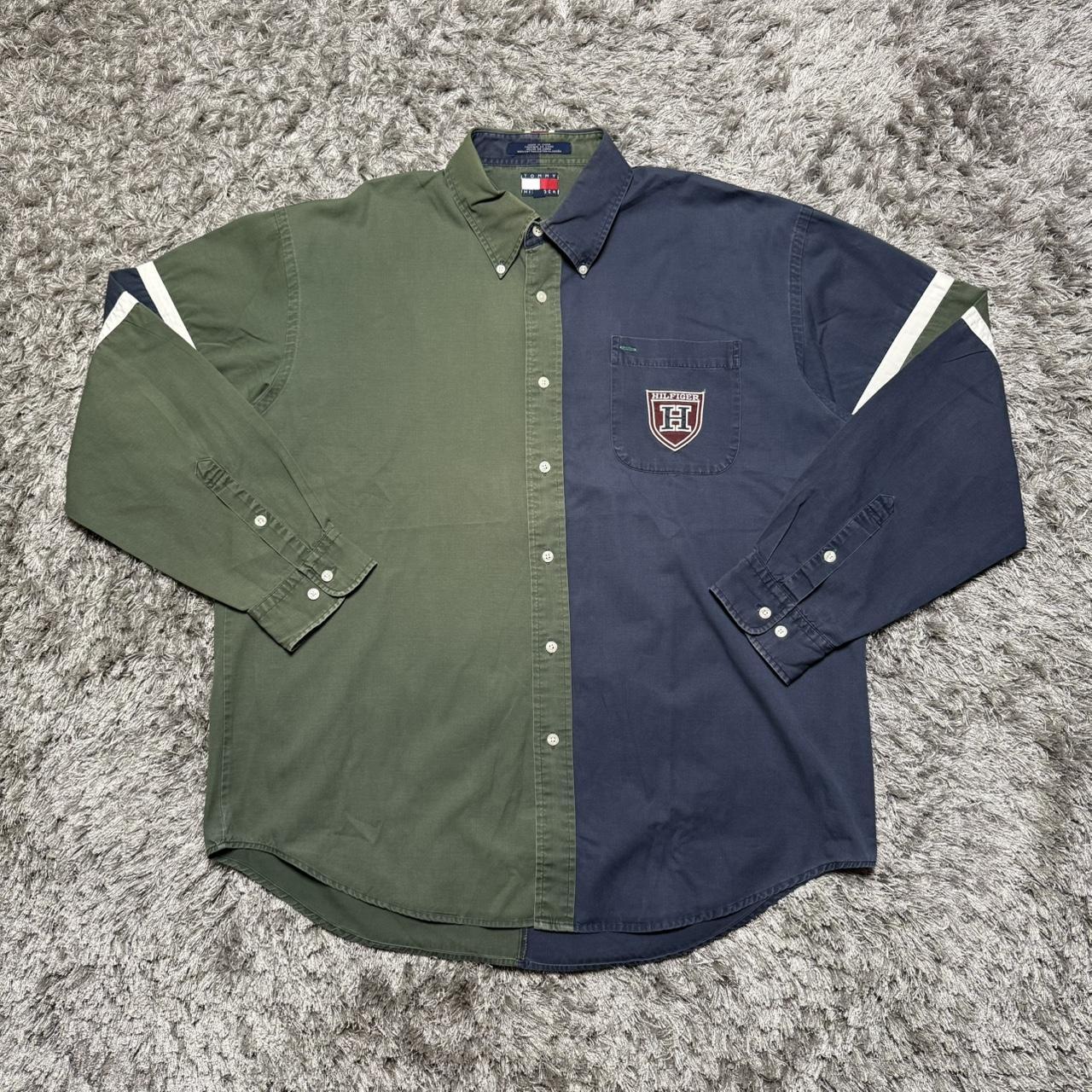 MEN'S TOMMY HILFIGER BUTTON UP SHIRT SIZE XL