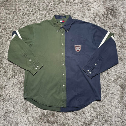 MEN'S TOMMY HILFIGER BUTTON UP SHIRT SIZE XL