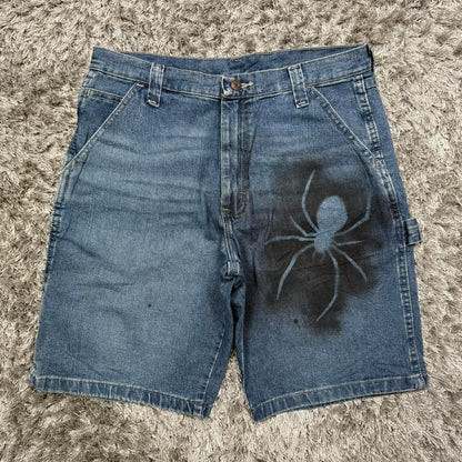 MEN'S WRANGLER BAGGY DENIM SHORTS W32