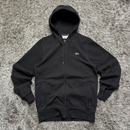 MEN'S VINTAGE LACOSTE FULL ZIP HOODIE SIZE S