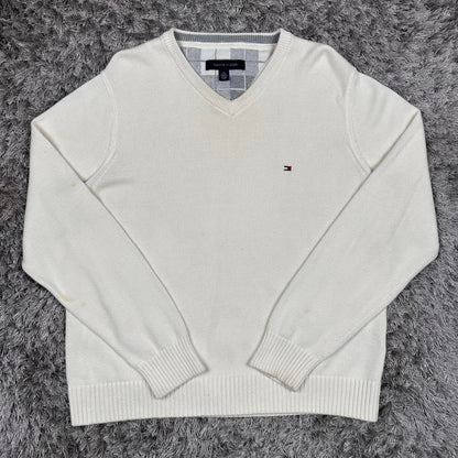 MEN'S VINTAGE TOMMY HILFIGER CREW NECK JUMPER SIZE M
