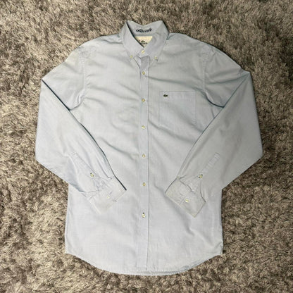 MEN'S VINTAGE LACOSTE BUTTON UP SHIRT SIZE L