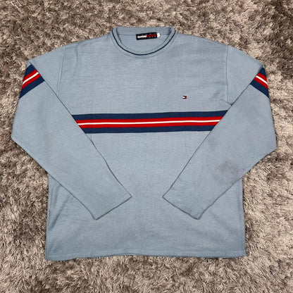 MEN'S VINTAGE TOMMY HILFIGER CREW NECK JUMPER SIZE M