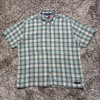 MEN'S TOMMY HILFIGER BUTTON UP SHIRT SIZE XL