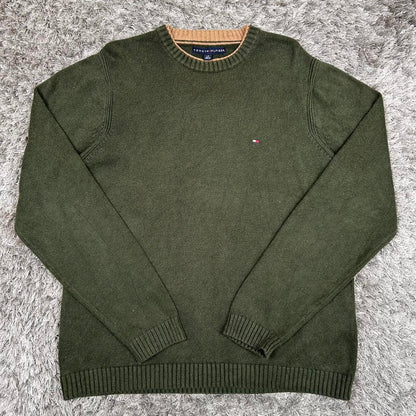 MEN'S VINTAGE TOMMY HILFIGER CREW NECK JUMPER SIZE L