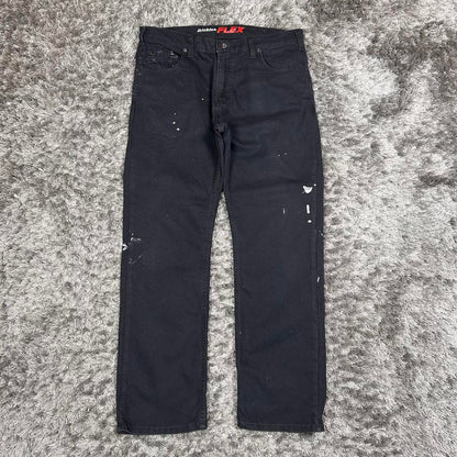 MEN'S CARHARTT STYLE BAGGY CARGO TROUSERS W34 L30