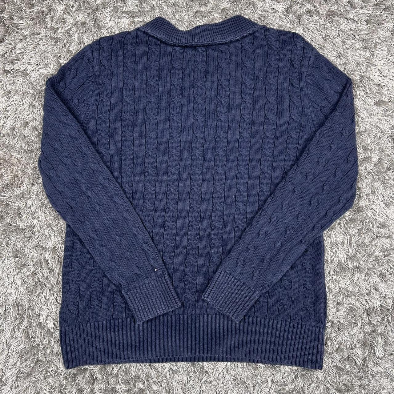 WOMEN'S VINTAGE TOMMY HILFIGER CABLE KNIT JUMPER SIZE M