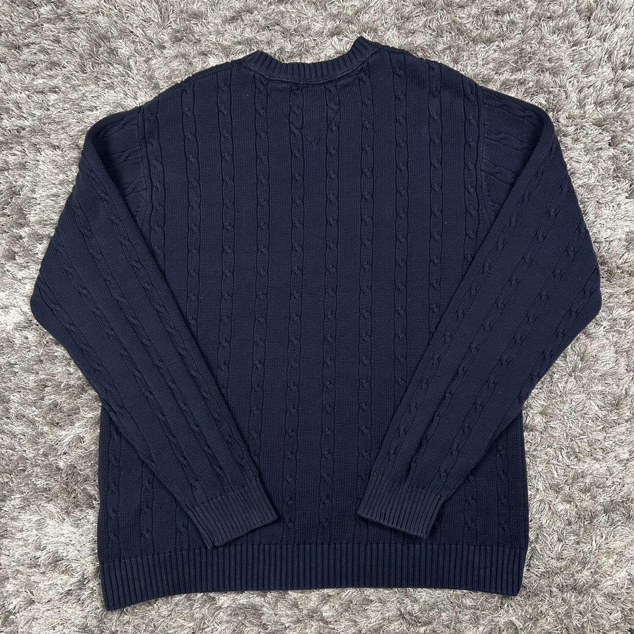 MEN'S VINTAGE TOMMY HILFIGER CABLE KNIT JUMPER SIZE L