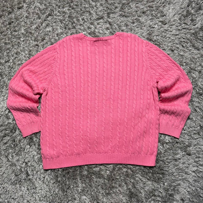 WOMEN'S LAUREN RALPH LAUREN CABLE KNIT JUMPER SIZE 2XL