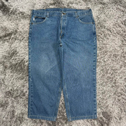 MEN'S CARHARTT BAGGY DENIM JEANS W42 L28