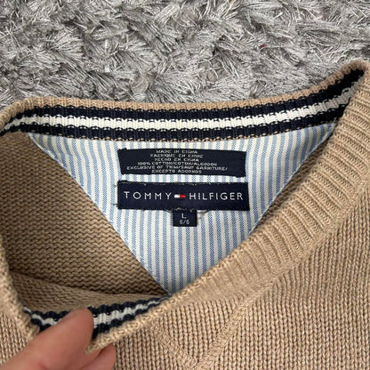 MEN'S VINTAGE TOMMY HILFIGER CREW NECK JUMPER SIZE L