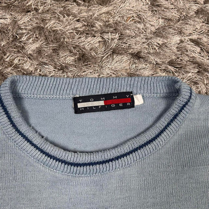 MEN'S VINTAGE TOMMY HILFIGER CREW NECK JUMPER SIZE M