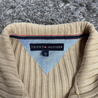 MEN'S VINTAGE TOMMY HILFIGER FULL ZIP JUMPER SIZE XL