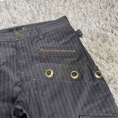 MEN'S ARCHIVAL CLOTHING X JUST CAVALLI BONDAGE PANTS W32 L34