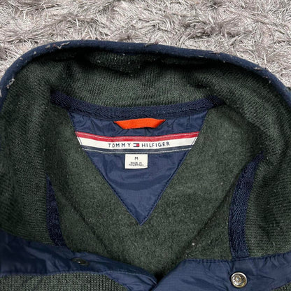 MEN'S VINTAGE TOMMY HILFIGER FLEECE JUMPER SIZE M