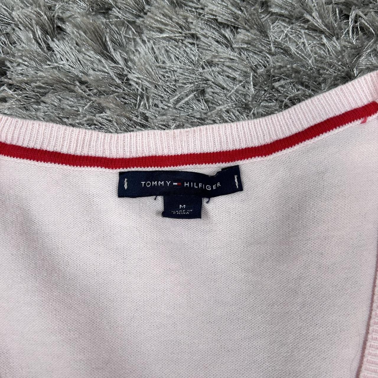 WOMEN'S VINTAGE TOMMY HILFIGER V NECK JUMPER SIZE M