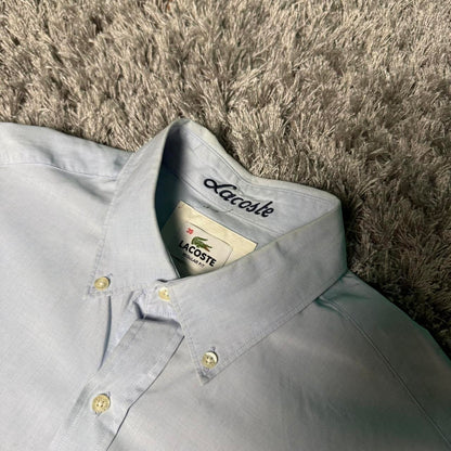 MEN'S VINTAGE LACOSTE BUTTON UP SHIRT SIZE L