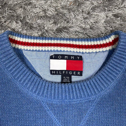 MEN'S VINTAGE TOMMY HILFIGER CREW NECK JUMPER SIZE XL