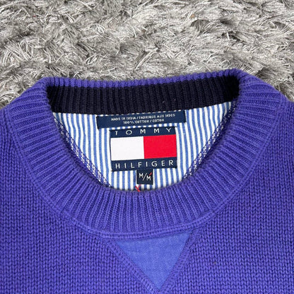 MEN'S VINTAGE TOMMY HILFIGER CREW NECK JUMPER SIZE M