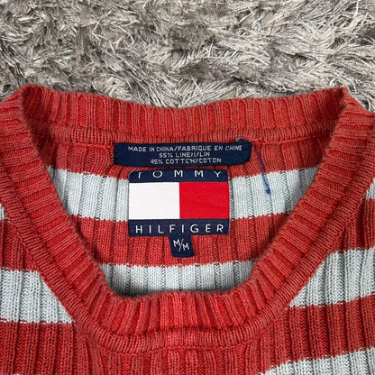 MEN'S VINTAGE TOMMY HILFIGER CREW NECK JUMPER SIZE M