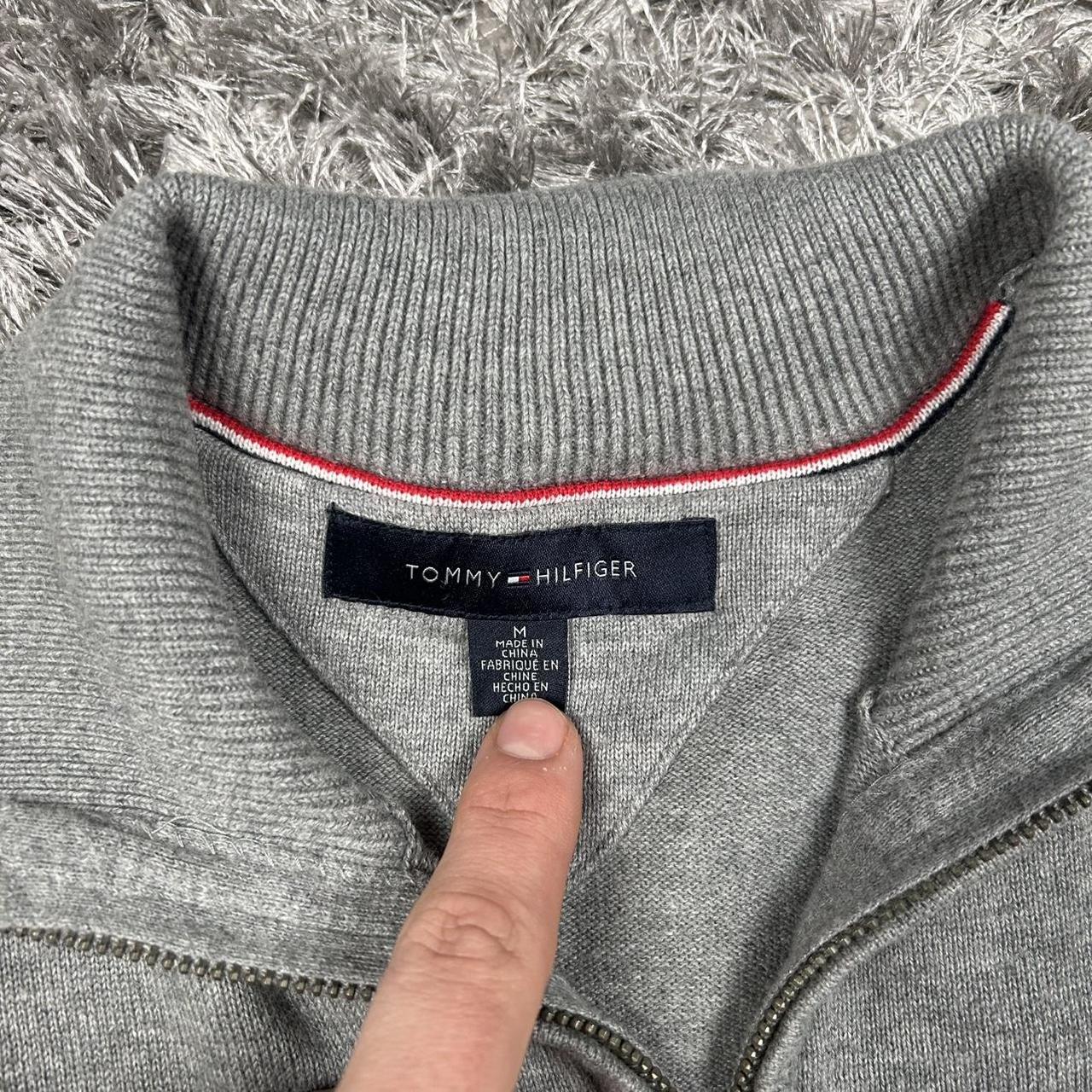 MEN'S VINTAGE TOMMY HILFIGER 1/4 ZIP JUMPER SIZE M