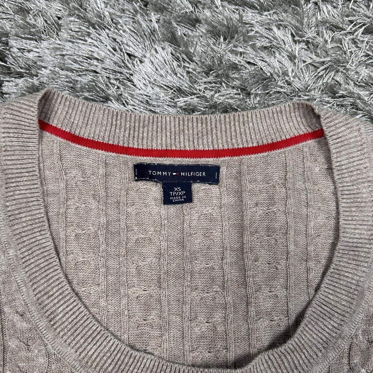 WOMEN'S VINTAGE TOMMY HILFIGER CABLE KNIT JUMPER SIZE XS