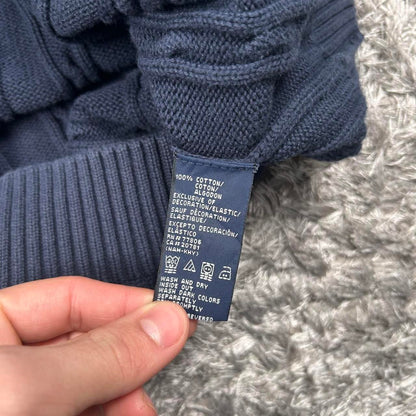 MEN'S VINTAGE TOMMY HILFIGER CABLE KNIT JUMPER SIZE L