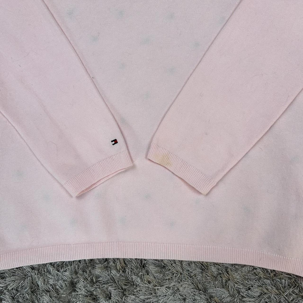 WOMEN'S VINTAGE TOMMY HILFIGER V NECK JUMPER SIZE M