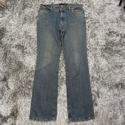 MEN'S JUST CAVALLI FLARED DENIM JEANS W34 L30